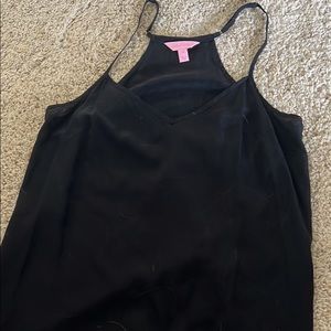 Black Lilly Pulitzer Dusk Top - Size Medium